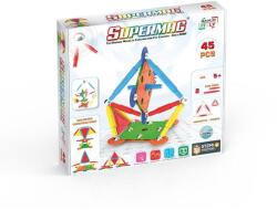 Supermag set de construcție magnetic Multicolor 45 buc (SG0651) Jucarii de constructii magnetice