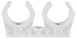 Műanyag csőbilincs, dupla 18mm (58270218) - kazanpiac