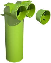 UBBINK Szelepfogadó adapter (fali/mennyezeti) hosszú csonkkal 2xDN75/63 > DN125, 90° (188342) - kazanpiac