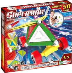 Supermag set de construcție magnetică tags wheels 50 buc (SG0181) Jucarii de constructii magnetice