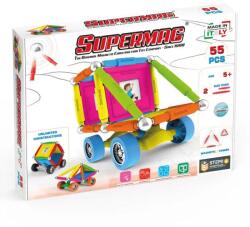 Supermag set de construcție magnetic Wheels 55 buc (SG0661) Jucarii de constructii magnetice
