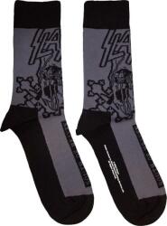 Slayer Zokni South Of Heaven Mono Charcoal Grey 40-45 (SLAYSCK03MC)