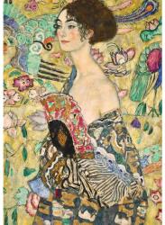 Trefl 10925 - Art puzzle - Klimt - Hölgy legyezővel - 1000 db-os puzzle (10925)