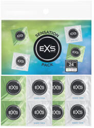 EXS Condoms Sensation Pack ultra vékony + stimuláló felülető óvszer (12+12 db) - ovszer-vasarlas