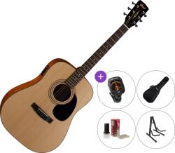 Cort AD810E Premium SET Open Pore Chitară electro-acustică Dreadnought