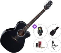 Takamine GN30CE Premium SET Black Chitară electro-acustică Jumbo