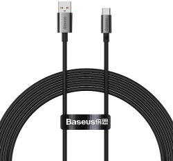 Baseus Superior Series USB-A / USB-C 100W Kábel Huawei / Honor készülékhez 1.5m - Fekete