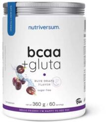 Nutriversum FLOW BCAA+GLUTA kékszőlő Sugar Free - 360g - biobolt