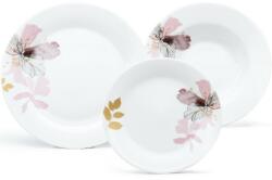 Arôme Set de masă din 18 piese Arôme Home Iris, alb extra Serviciu de masa