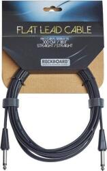 RockBoard Flat 3 m Drept - Drept Cablu de instrument (RBO CAB FL 300BLK SS)