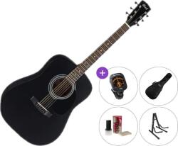 Cort AD810E Premium SET Negru Satinat Chitară electro-acustică Dreadnought