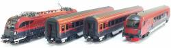 Piko 58131 Vonat készlet, Railjet Taurus villanymozdony személykocsikkal, ÖBB VI (4015615581314)
