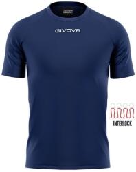 GIVOVA Capo gyerek sportpóló Navy 4XS kék|lila|mályva