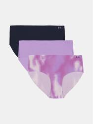 Under Armour Női alsónadrág Under Armour UA Pure Stretch NS HIP - 3pk XL lila