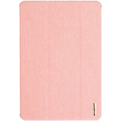 Dux Ducis GP-150492 Tok - Samsung Galaxy Tab A9 Plus 5G (SM-X216), Oldalra Nyíló, Textil, Rózsaszín