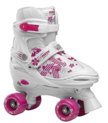 Roces Lány görkorcsolya Roces Quad Quady 3.0 34/37 fehér|rózsaszín