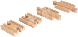 BRIO Kiegészítő elem vonatpályához Mini Straight Track Pack BRIO 4 mini sín 5, 4 cm hosszú (BRIO3930)
