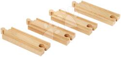 BRIO Kiegészítő elem vonatpályához Short Straight Tracks BRIO 4 rövid sín 10, 8 cm hosszú (BRIO3343)