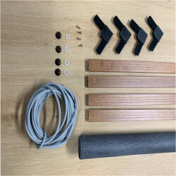 Redőnydiszkont 10x25 mm-es, alumínium keretes szúnyogháló szett (SZH-A120120-AT)