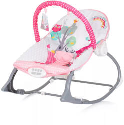 Chipolino Melody zenélő pihenőszék 18kg-ig - Pink