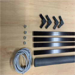 Redőnydiszkont 10x25 mm-es, alumínium keretes szúnyogháló szett (SZH-AM150150-B)