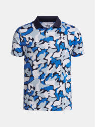 Under Armour Fiú póló Under Armour UA Matchplay Printed Polo-BLU kék