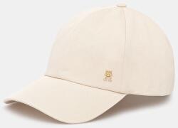 Tommy Hilfiger pamut baseball sapka - bézs Univerzális méret - answear - 23 990 Ft