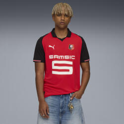 PUMA Férfi Futball Rövid Ujjú Póló Regular Stade Rennais Fc 25/26 Heimtrikot PUMA fekete|vörös