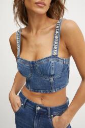 GUESS farmer top KETY nyomott mintás, W5RH03 D5ACC - kék XL