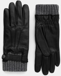 BOSS bőr kesztyű - fekete M - answear - 36 990 Ft