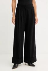 BOSS gyapjú nadrág - fekete 38 - answear - 159 990 Ft