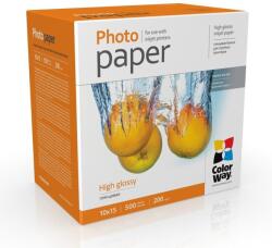 ColorWay PG2005004R 200g 10x15 500db Fényes Fotópapír (PG2005004R) - tintasziget