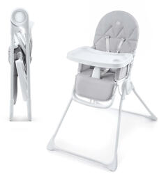 KinderKraft Stolička jedálenská Binci Light Grey