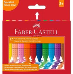 Faber-Castell Zsírkréta 12db-os Faber-Castell GRIP Jumbo vastag, radírozható (FC122540)