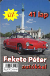  Fekete Péter kártya autókkal - 41 lap (új kiadás)