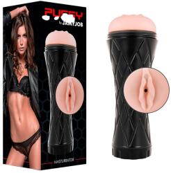 Jamyjob - élethű műpunci tokban (fekete-natúr) - sexshopcenter