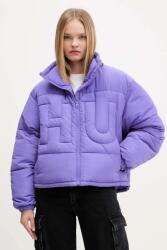 HUGO Blue rövid kabát lila, téli, 50546372 - lila S