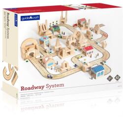 Guidecraft Roadway, traseu auto din lemn, 42 piese, Guidecraft (G6715)