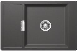 SCHOCK Mono D-100XS Cristadur Stone gránit mosogatótálca, szifonnal, palaszürke, beépíthető (6426282108717)