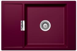 SCHOCK Mono D-100XS Cristadur Berry gránit mosogatótálca, szifonnal, bordó, beépíthető (6426980541724)