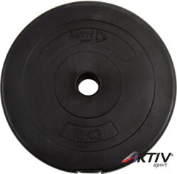 AktivSport Cementes súlytárcsa 5 kg 31 mm Súlytárcsa