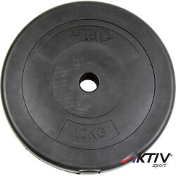 AktivSport Cementes súlytárcsa 10 kg 31 mm Súlytárcsa