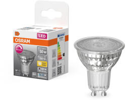 OSRAM LED izzó PAR16 reflektor GU10 4.7W = 50W 350lm 2700K Meleg CRI90 36° Szabályozható SUPERSTAR Osram (4058075613089)
