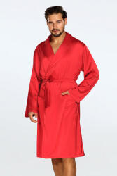 DKaren Lukas férfi szaténköntös, piros, XL