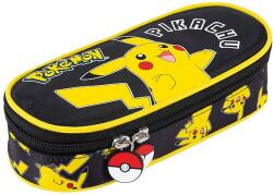 St. Majewski Pokemon ovális tolltartó - Black (723862) - gigajatek