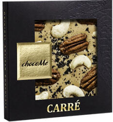 chocoMe Szőkecsokoládé, fekete só, pekándió, kesudió - fittpatika - 2 850 Ft