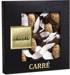 chocoMe Tejcsokoládé, fahéjas-cukros mandula, kókuszforgács, étcsokoládé pasztilla - fittpatika - 2 490 Ft