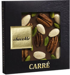 chocoMe Tejcsokoládé, pekándió, pisztácia, mandula - fittpatika - 2 490 Ft