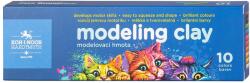  Plastilina KOH-I-NOOR PISICI, 10 culori, 200g