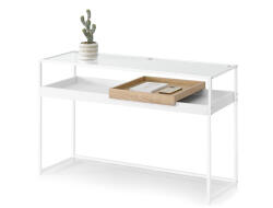 Vox bútor ELIAS konzolasztal, sonoma tölgy-fehér
